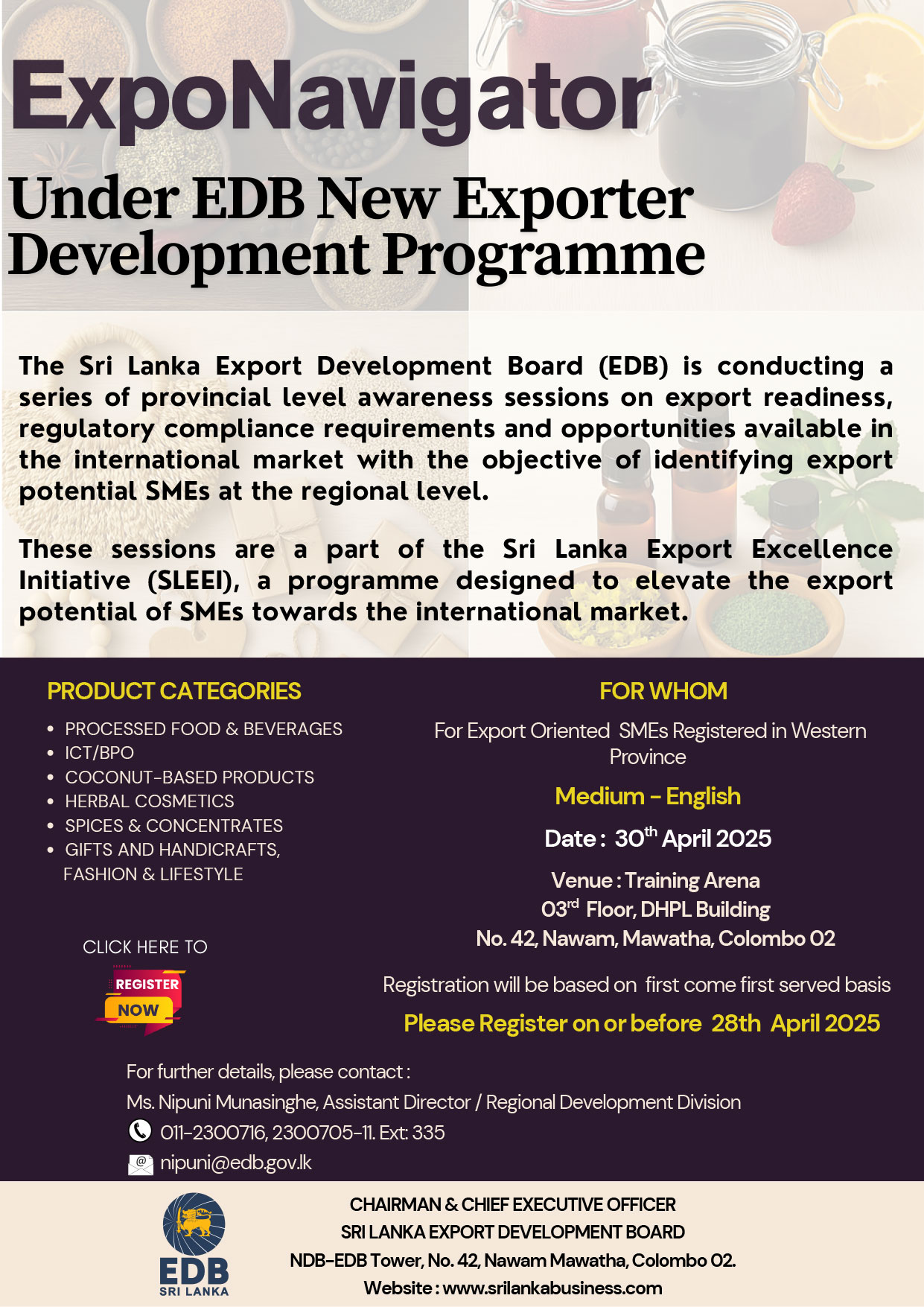 Awareness Session on Export Readiness, regulatory compliance requirements in the international market